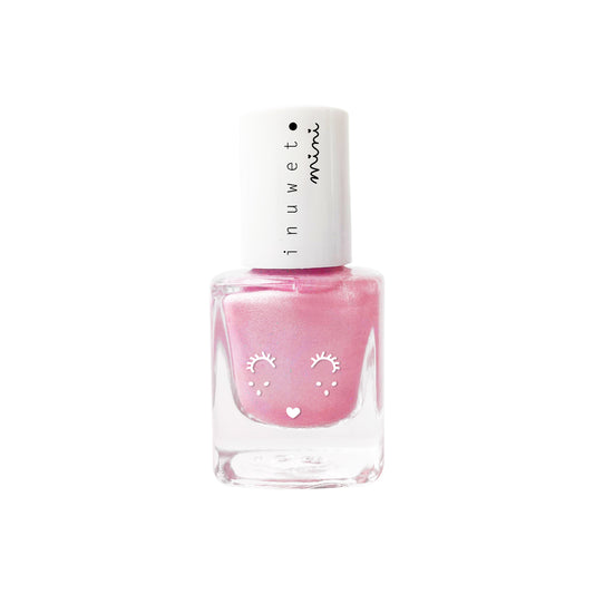 Esmalte de uñas a base de agua, Rosa Doll, olor Sandia- Inuwet