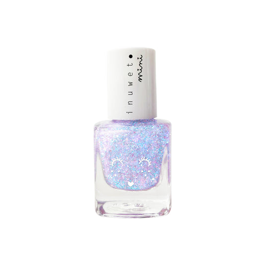 Esmalte de uñas a base de agua, Azul Princess, olor Vainilla - Inuwet