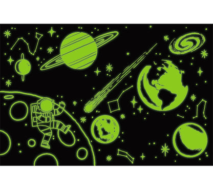 Glow in Dark Puzzle/Outer Space 100 pc