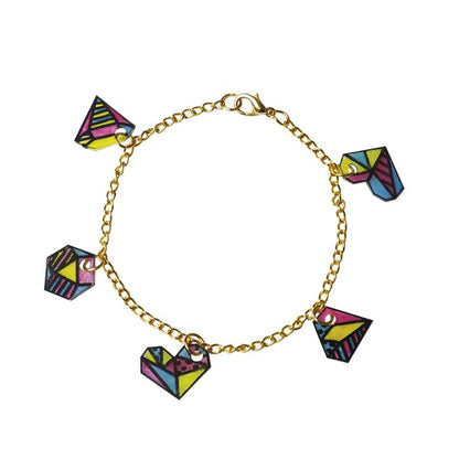 7 joyas de plástico alocado geometrix para crear - Janod