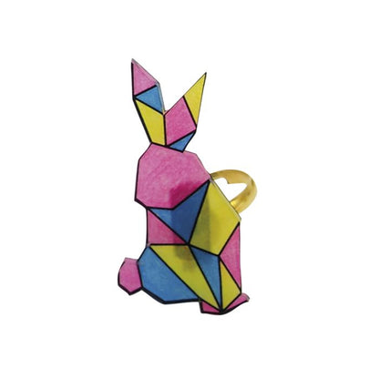 7 joyas de plástico alocado geometrix para crear - Janod
