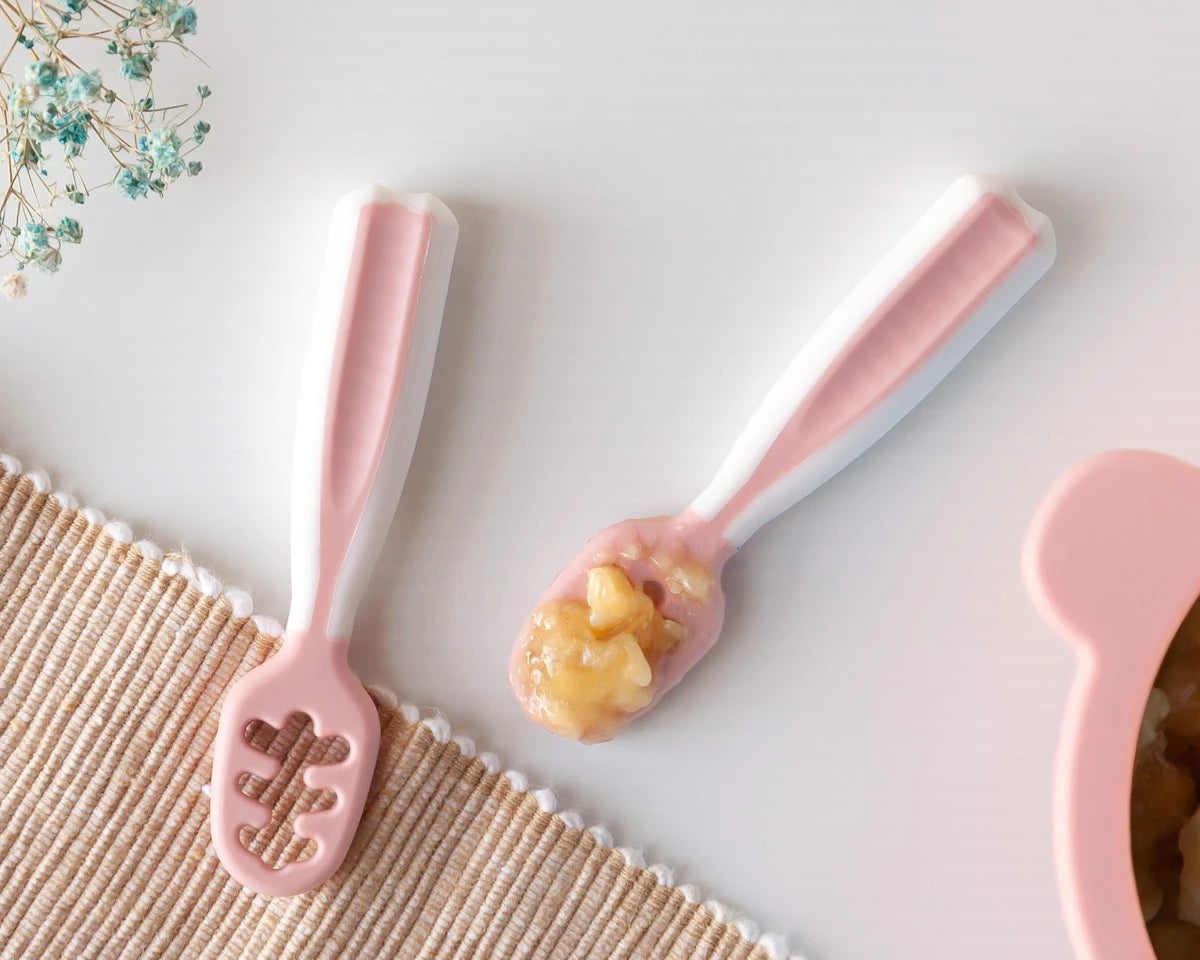 Cuchara de aprendizaje rosa - Kiokids