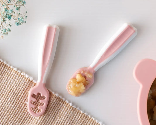 Cuchara de aprendizaje rosa - Kiokids