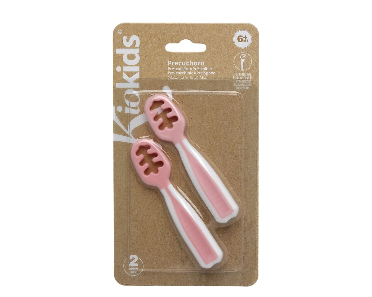 Cuchara de aprendizaje rosa - Kiokids