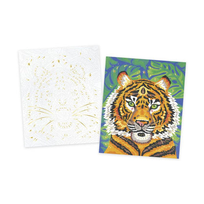 Pintura por números con acuarela, Felinos - Janod