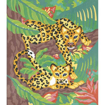 Pintura por números con acuarela, Felinos - Janod
