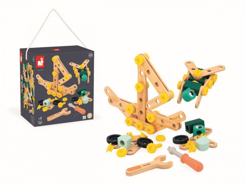 Set construcción 100 piezas, Brico´kids - Janod