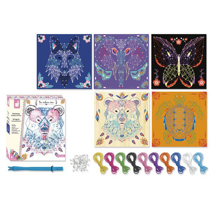 Hilos tensados, Cuadros de Animales - Janod