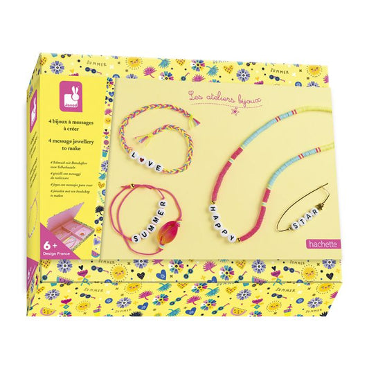 4 joyas con mensajes - Janod