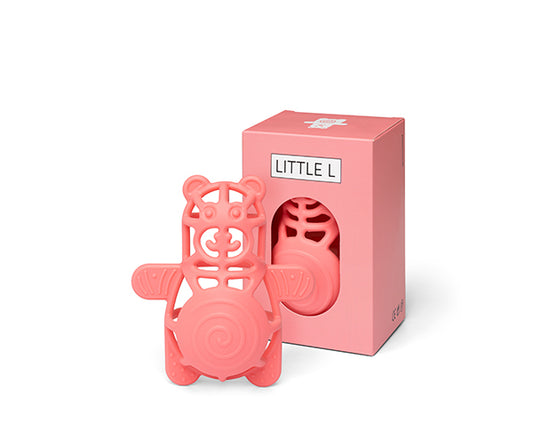 Mordedor silicona, Oso Rosa - Little L