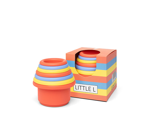 Vasos apilables colores pastel silicona - Little L