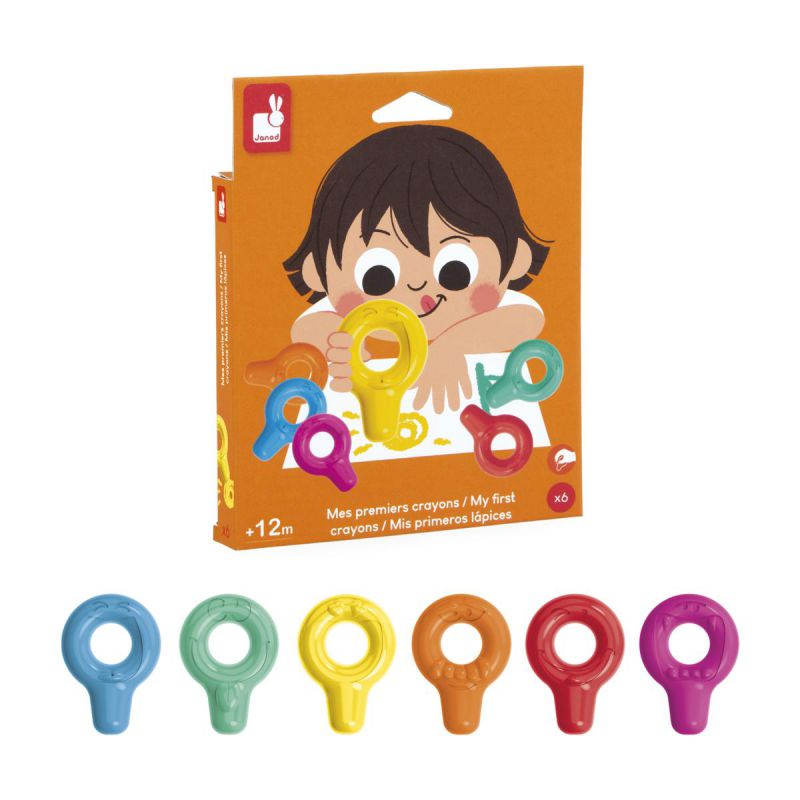 Mis primeros lápices de cera - Janod
