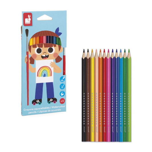 12 Lápices de Acuarela - Janod