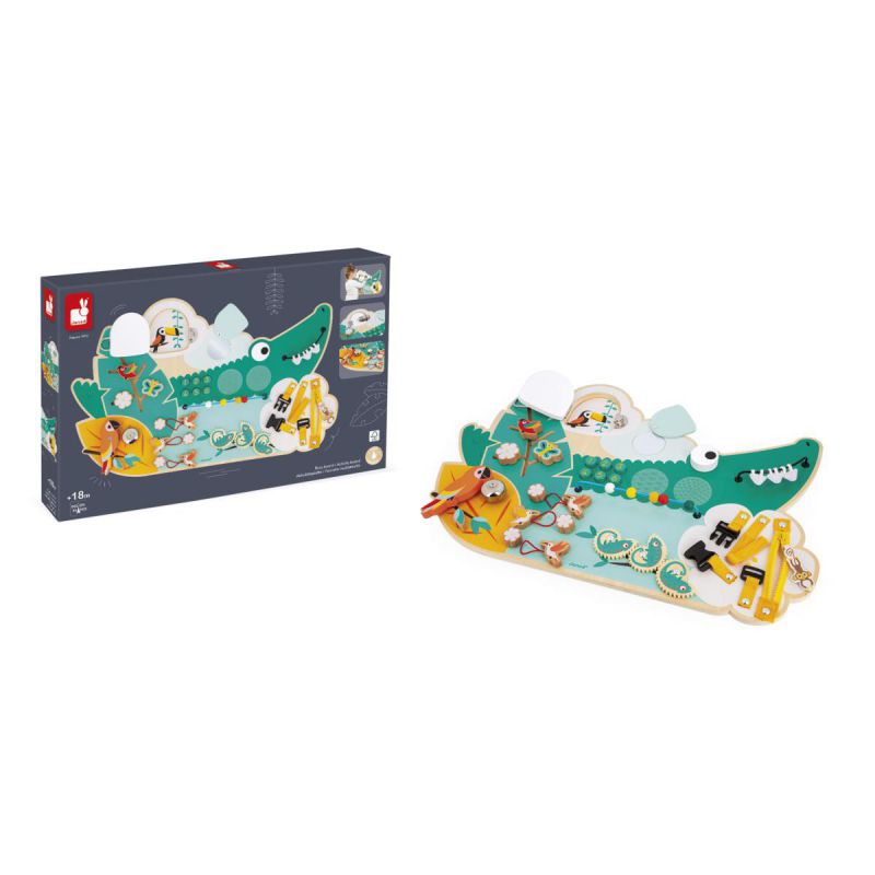 Panel de actividades, Cocodrilo Tropik - Janod
