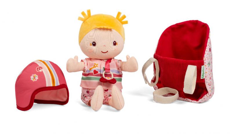 Muñeca y asiento de bicicleta, Lena - Lilliputiens