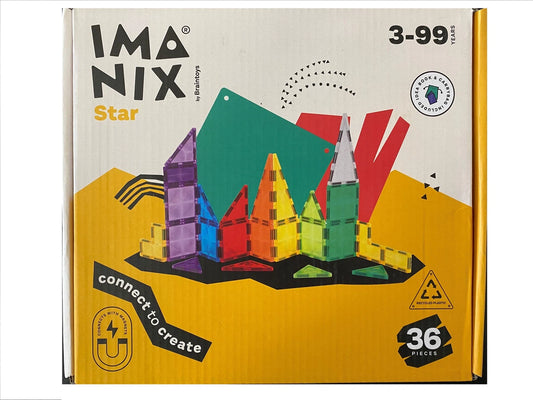 Imanix Star 36 piezas - Braintoys