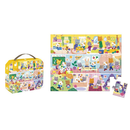 Puzzle Las rutinas 24 piezas - Janod