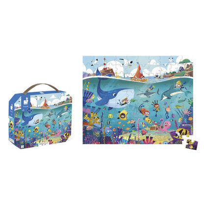 Puzzle Los fondos marinos 100 piezas - Janod