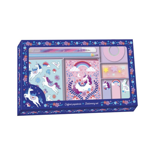 Caja papelería, Unicornios Dreamland - Janod