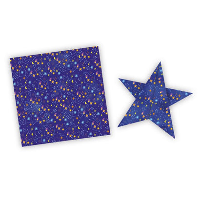 200 papeles origamis, constelaciones - Janod