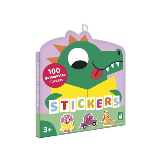 100 pegatinas, Dinosaurios - Janod