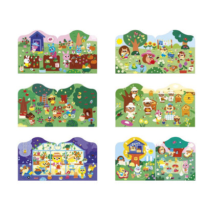 Cuaderno de pegatinas, El Jardín - Janod