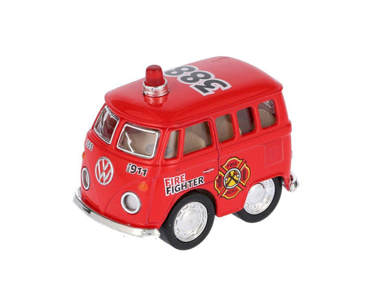 Mini Furgoneta Bomberos Roja