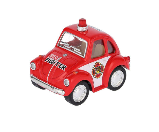 Mini coche bomberos rojo