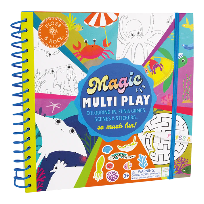 Multiplay con bolígrafo de agua mágico, Ocean - Floss & Rock