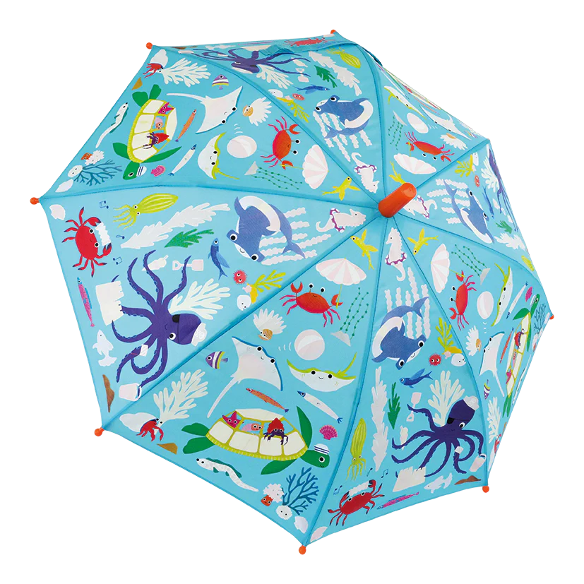 Paraguas cambia de color, Ocean - Floss & Rock
