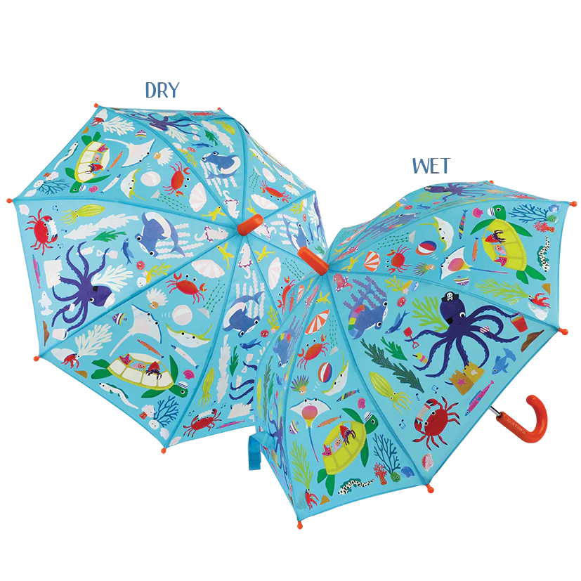 Paraguas cambia de color, Ocean - Floss & Rock