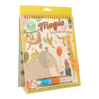 Cuaderno con bolígrafo de agua mágico, Jungla - Floss & Rock