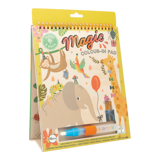 Cuaderno con bolígrafo de agua mágico, Jungla - Floss & Rock