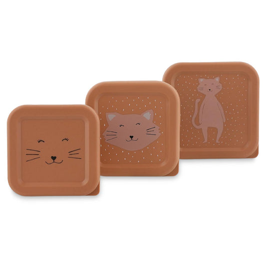 Fiambrera Mrs. Cat 3 unidades - Trixie