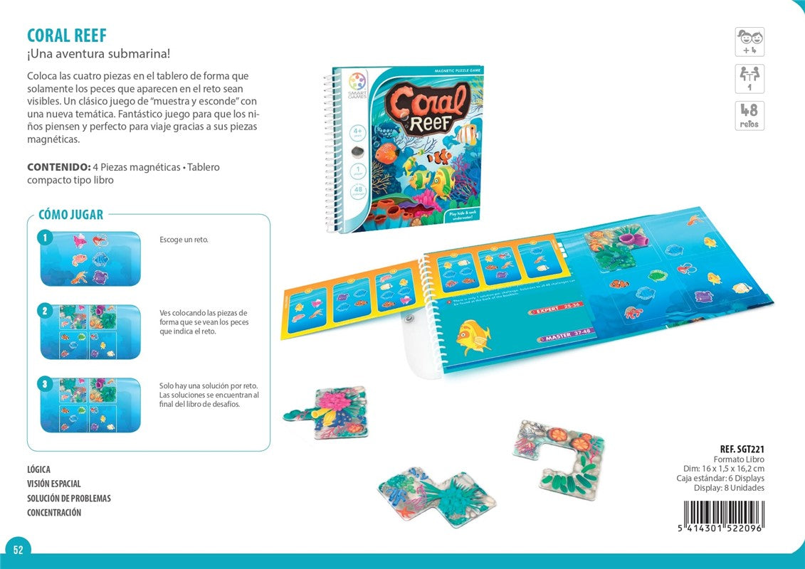 Coral Reef, juego de lógica - Smart Games