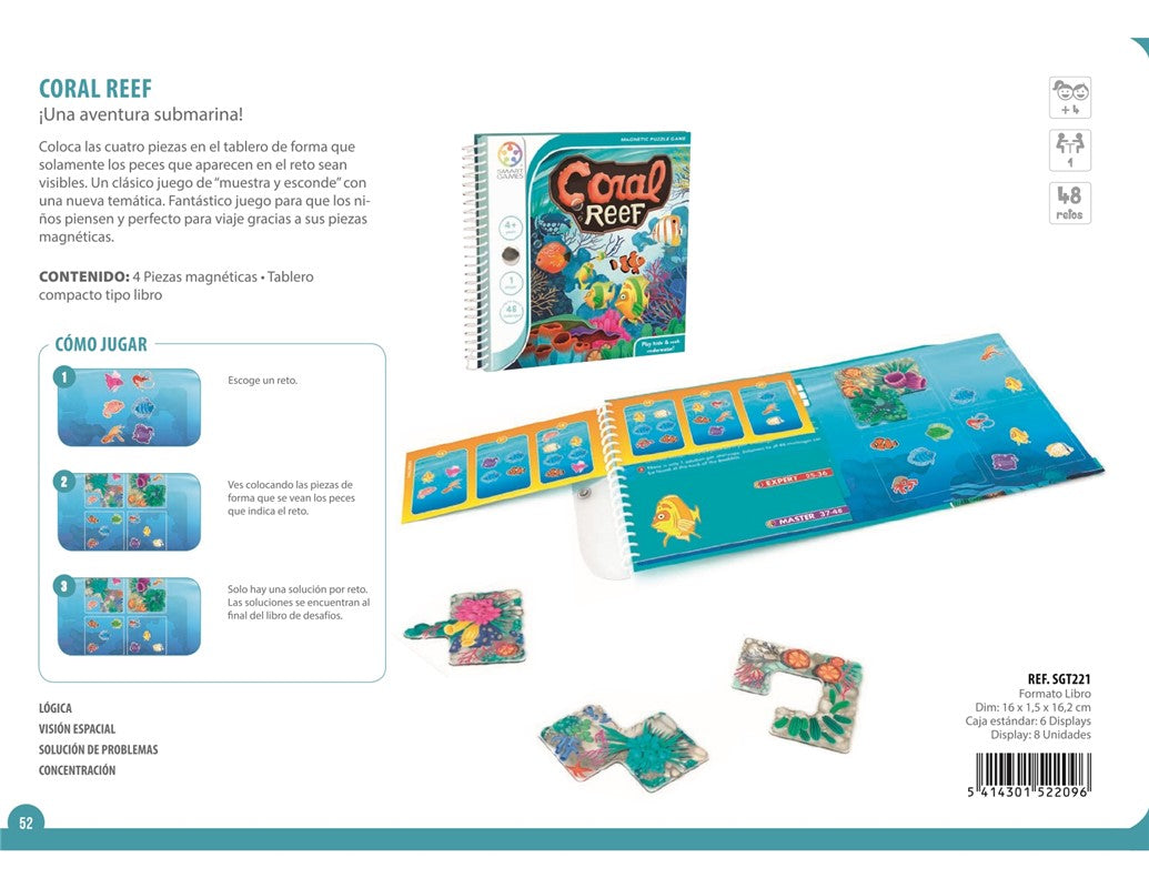 Coral Reef, juego de lógica - Smart Games