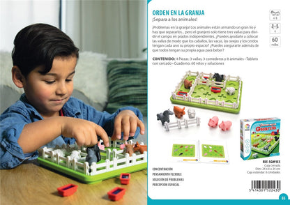 Orden en la Granja, juego de lógica - Smart Games