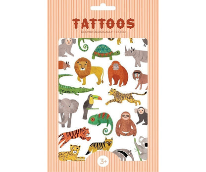 Tatuajes Temporales Animales de la Jungla