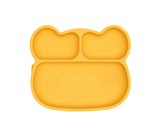 Plato con Ventosa Oso Amarillo