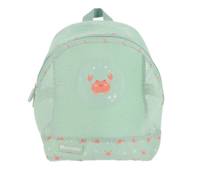 Mochila Infantil Antiarena Crab Sage - Monnëka