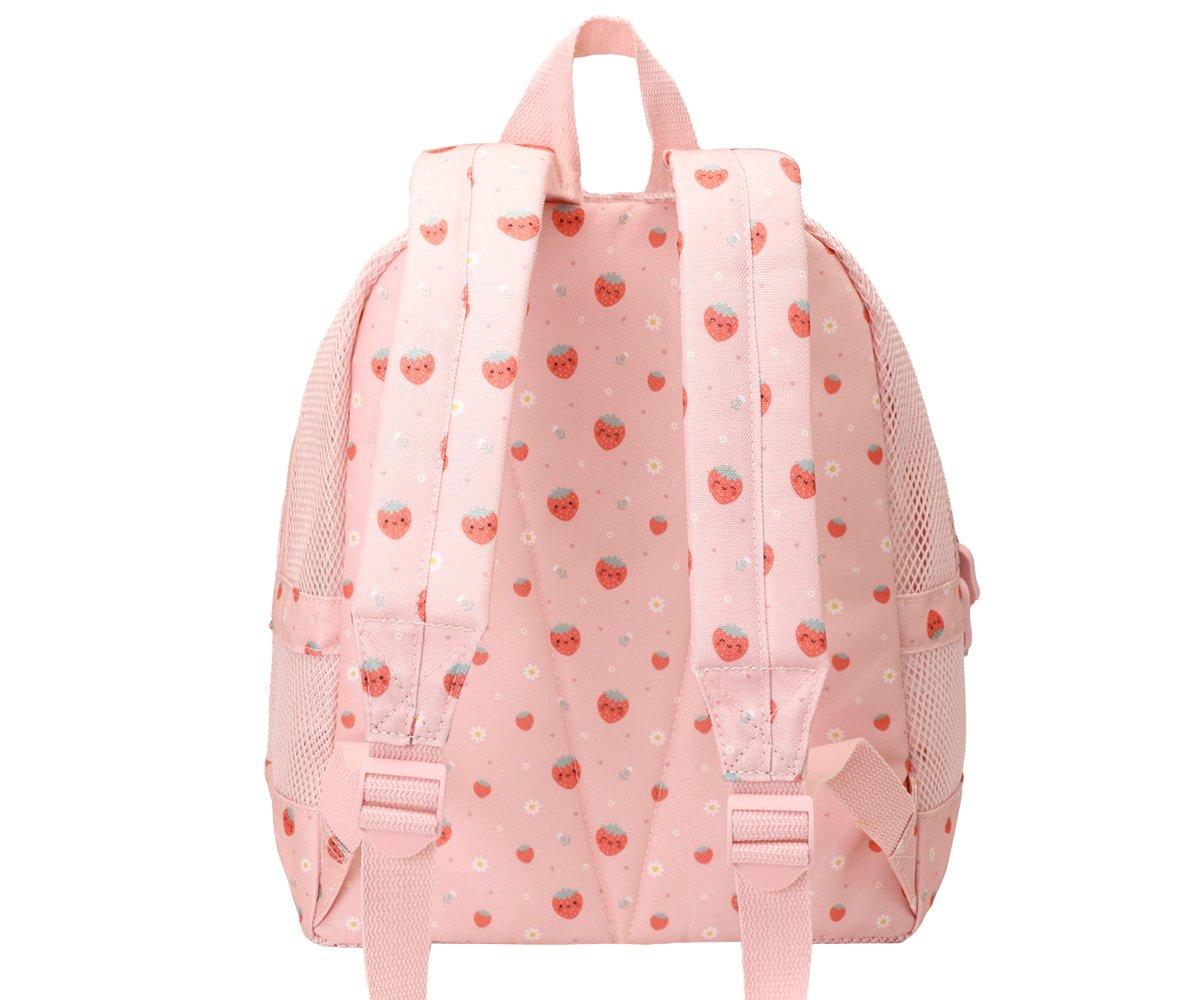Mochila Infantil Antiarena Strawberries - Monnëka