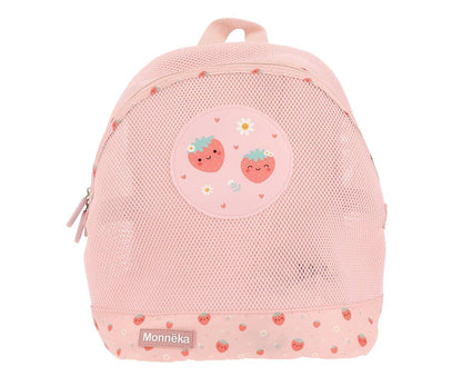 Mochila Infantil Antiarena Strawberries - Monnëka