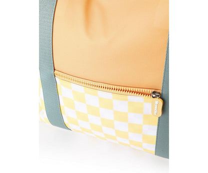 Bolso Nevera Stripes Yellow Chess - Monnëka
