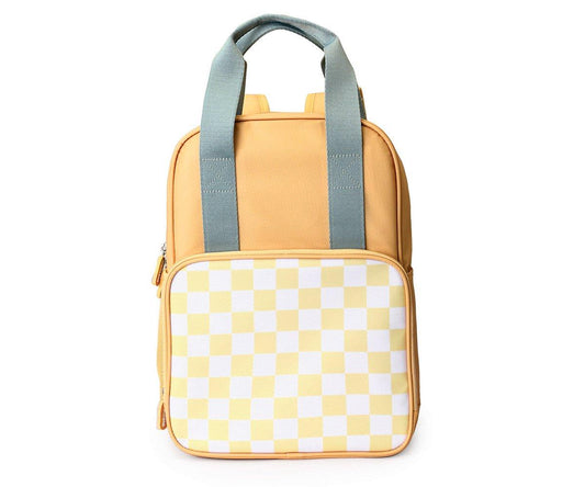 Mochila Scout Stripes Yellow Chess - Monnëka