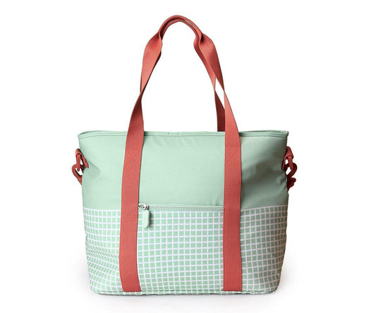Bolso Nevera Stripes Sage - Monnëka