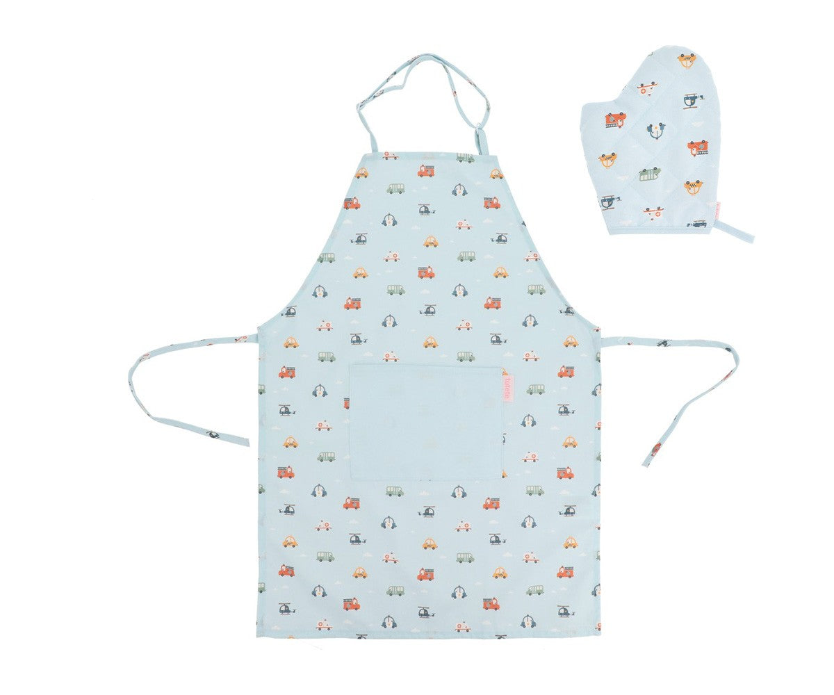 Set delantal City Cars - Tutete