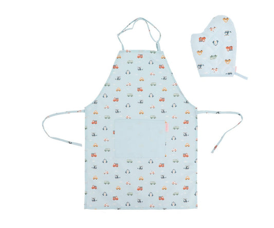 Set delantal City Cars - Tutete
