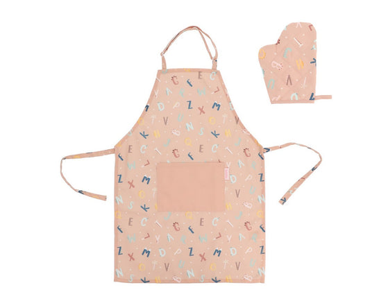 Set delantal Funny Leters - Tutete