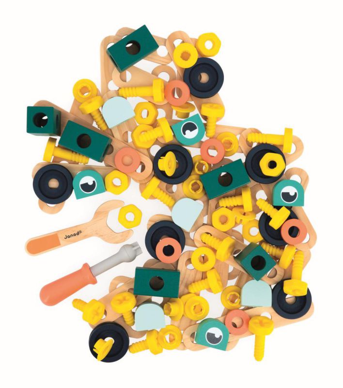 Set construcción 100 piezas, Brico´kids - Janod