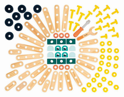 Set construcción 100 piezas, Brico´kids - Janod